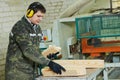 Wood processing manufacture Royalty Free Stock Photo