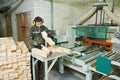 Wood processing manufacture Royalty Free Stock Photo