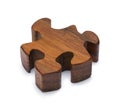 Wood Puzzel Piece Royalty Free Stock Photo