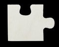 Wood Puzzle piece