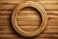 Wood round coil. Generate Ai Royalty Free Stock Photo