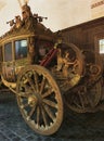 Wood royal carriage at Versailles Palace