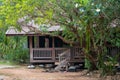 Wood rural house