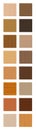 Wood Samples Parquetry Summary Table Chart