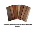 Wood samples Royalty Free Stock Photo
