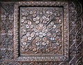 Wood sculptured door