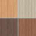 Wood seamless pattern set. Light and dark brown wooden texture.