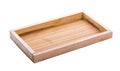 Wood Serving Tray, Kitchen Wooden Tray, Bread And Fruit Cutting Royalty Free Stock Photo