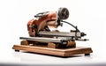 Wood Shaper machine isolated on transparent background. Royalty Free Stock Photo