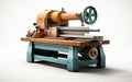 Wood Shaper machine isolated on transparent background. Royalty Free Stock Photo