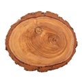 Wood slice cross section rings of tree, Juniper texture, close u