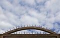 Wood spiked Fort entrance