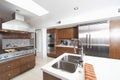 Wood And Stainless Steel Kitchen