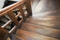 Wood stairs Royalty Free Stock Photo