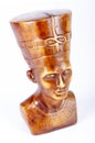 Wood statue of pharaoh.