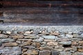 Wood and Stone Royalty Free Stock Photo