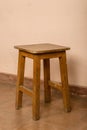 Wood stool Royalty Free Stock Photo