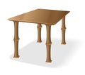 Wood table