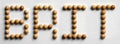 Wood Tack Word Art `Brit`