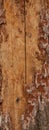 Wood texture background, long rough barn plank with nature pattern.