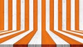 Wood texture background, stripe orange and white for Halloween background Royalty Free Stock Photo