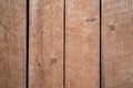Wood texture background. View of vintage wooden door with cracks. Light brown surface of old knotted wood with natural color, Royalty Free Stock Photo