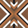 Geometric X shape pattern wooden decor floor and wall tile