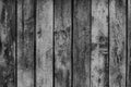 Wood texture. Black and white background old pale scratched pane Royalty Free Stock Photo