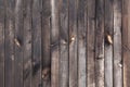 Wood texture with brown planks. Abstract background. Vertical background Royalty Free Stock Photo