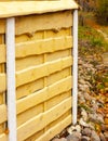Wood texture. Horizontal boards. Fence made of natural wood Royalty Free Stock Photo