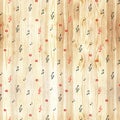 Wood texture - musical background. Watercolor notes seamless pattern Royalty Free Stock Photo