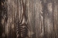 Wood texture, natural wooden brown background, pattern on surface. Painted boards Royalty Free Stock Photo