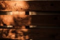 Wood texture plank grain background, covered with sunlight