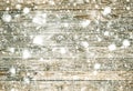 Wood texture snow Wooden background Winter