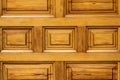 Wood texture. Solid wood door of a Spanish mansion Royalty Free Stock Photo