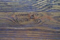 Wood texture treated with ebony stain and gold paint Royalty Free Stock Photo