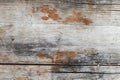 Old wood texture with brown rust stains