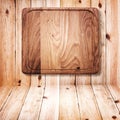 Wood texture. Wooden kitchen cutting board close up. Royalty Free Stock Photo