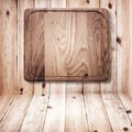 Wood texture. Wooden kitchen cutting board close up. Royalty Free Stock Photo
