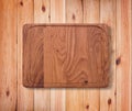 Wood texture. Wooden kitchen cutting board close up. Royalty Free Stock Photo