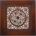 Wood Thai pattern Handmade wood carvings. Chiangmai Thailand Royalty Free Stock Photo