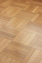 Wood tile laminated Parquet flooring top angle perspective arrangement top view Royalty Free Stock Photo