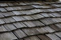Wood tile work roof