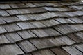 Wood tile work roof Royalty Free Stock Photo