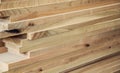 Wood timber construction material for background and texture. details wood production. composition wood products. abstract backgro Royalty Free Stock Photo