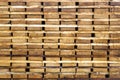 Wood timber construction material background and texture. Stack Royalty Free Stock Photo