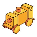 wood toy train wagon