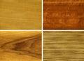 Wood, veneer: anegri, makore, teak, zebrano