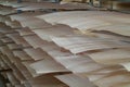 Wood veneer for plywood production