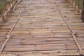 Wood walk way patterns background , handmade Royalty Free Stock Photo